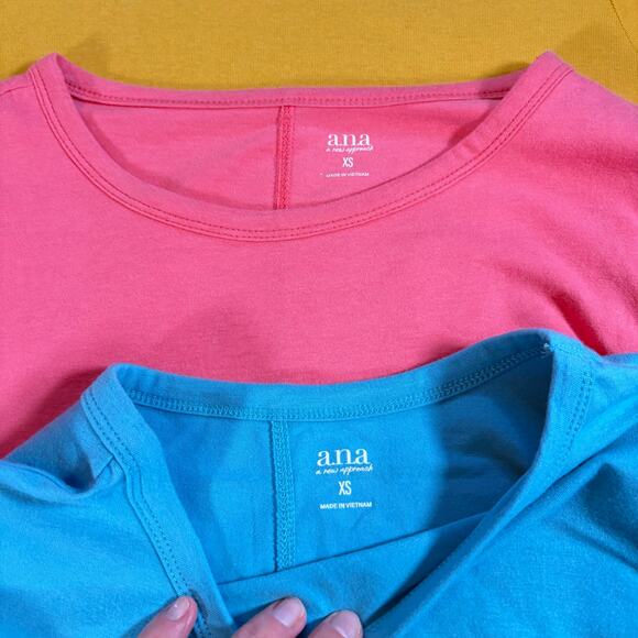 Lot of 3 NWT womens long sleeve T shirts. Ana, St Johns Bay.  Size XS. - Picture 9 of 9